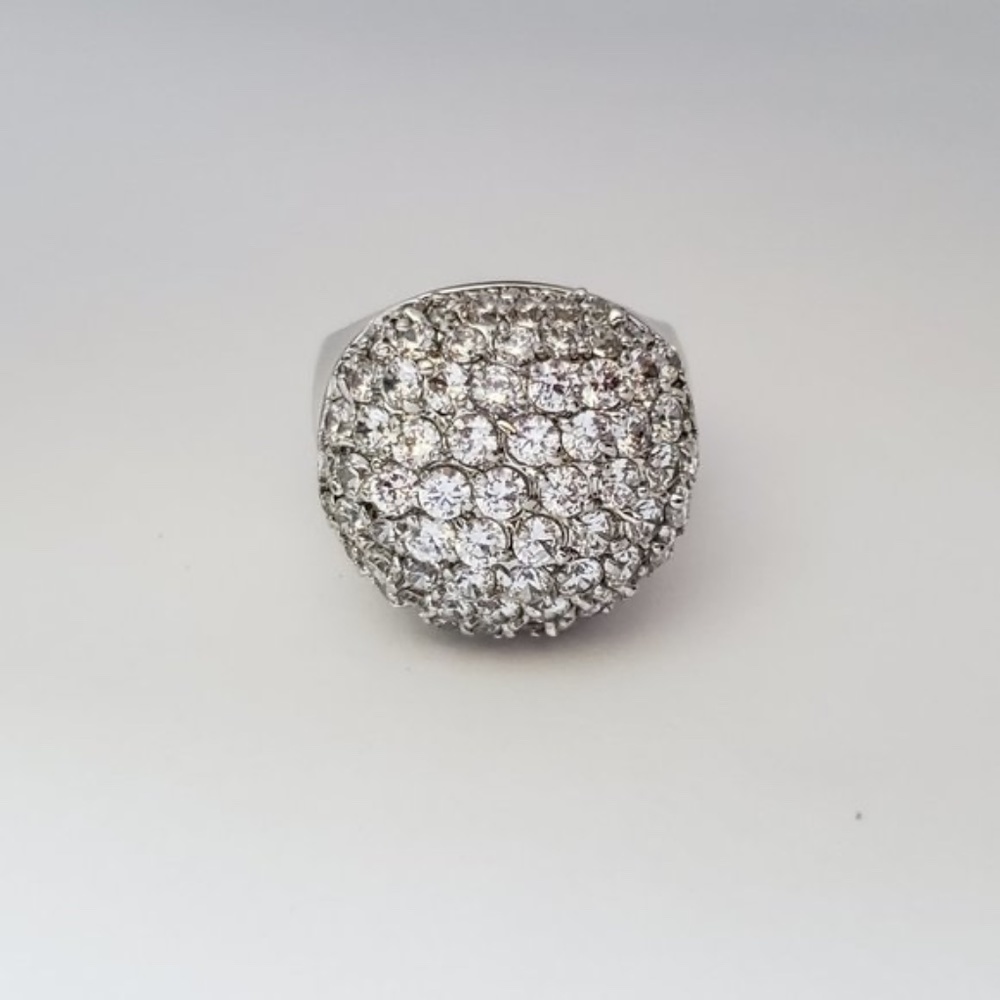 CZ Dome Statement Ring 9